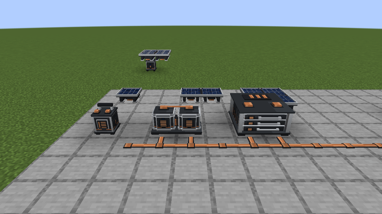 Batteries et panneaux solaires