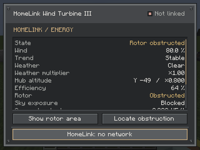 GUI de l’éolienne