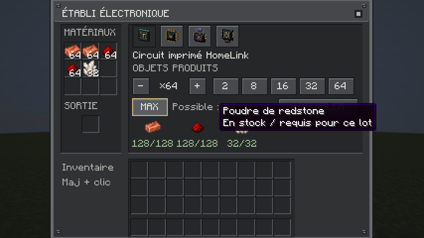 Choix d’un lot