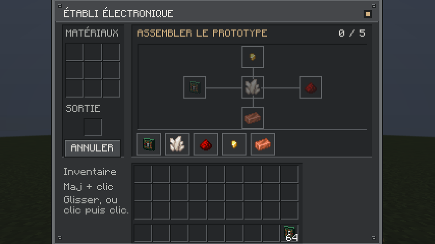 Assemblage d’un prototype