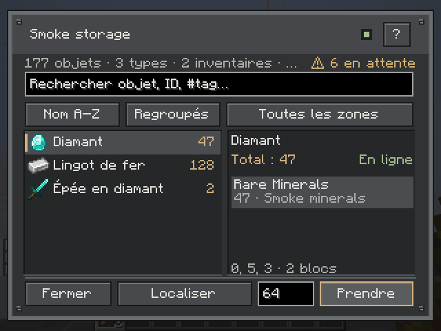 Terminal de stockage
